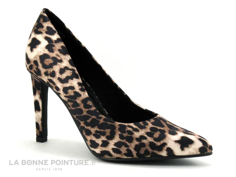 Achat chaussures Marco Tozzi Femme Escarpin, vente Marco Tozzi 2-22422-41 Leo cream - Escarpin leopard - Talon aiguille