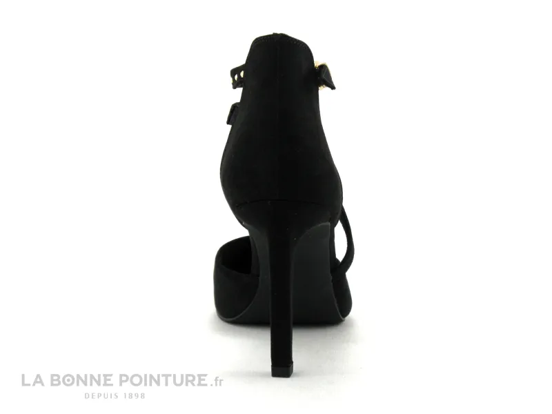 Achat chaussures Marco Tozzi Femme Escarpin, vente Marco Tozzi 2-24407-20 Black - Escarpin noir - Bride cheville - Talon haut