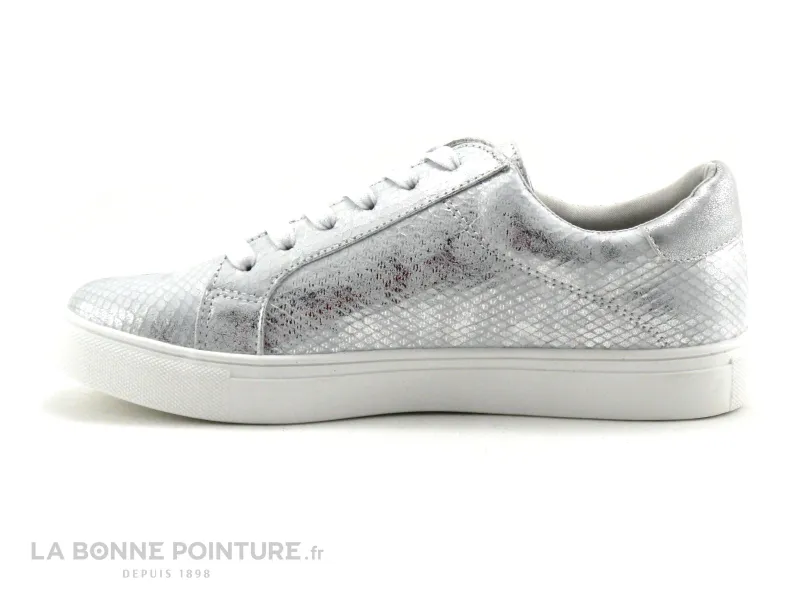 Achat chaussures So What Femme Basket, vente So What 15240T Argent Serpent - Basket