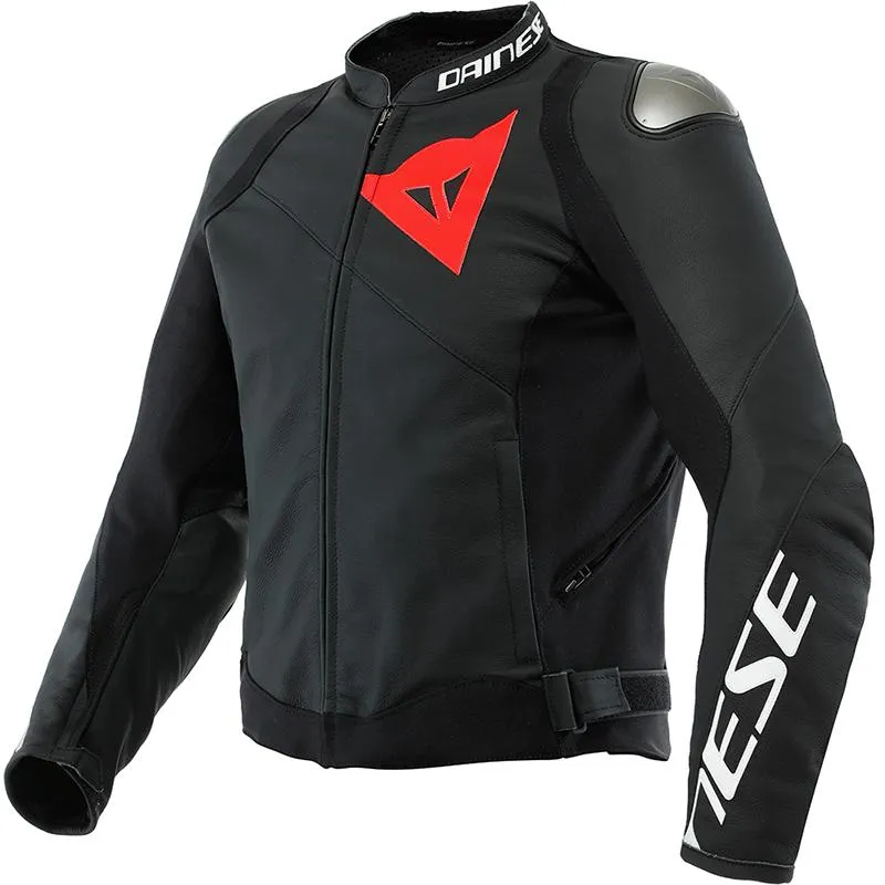 Blouson cuir SPORTIVA DAINESE noir - MAXXESS.FR, Blouson moto cuir