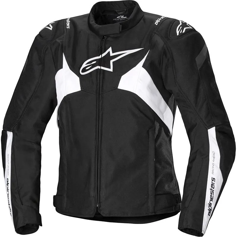Blouson STELLA T-JAWS V4 WP ALPINESTARS noir/blanc - MAXXESS.FR, Blouson moto textile