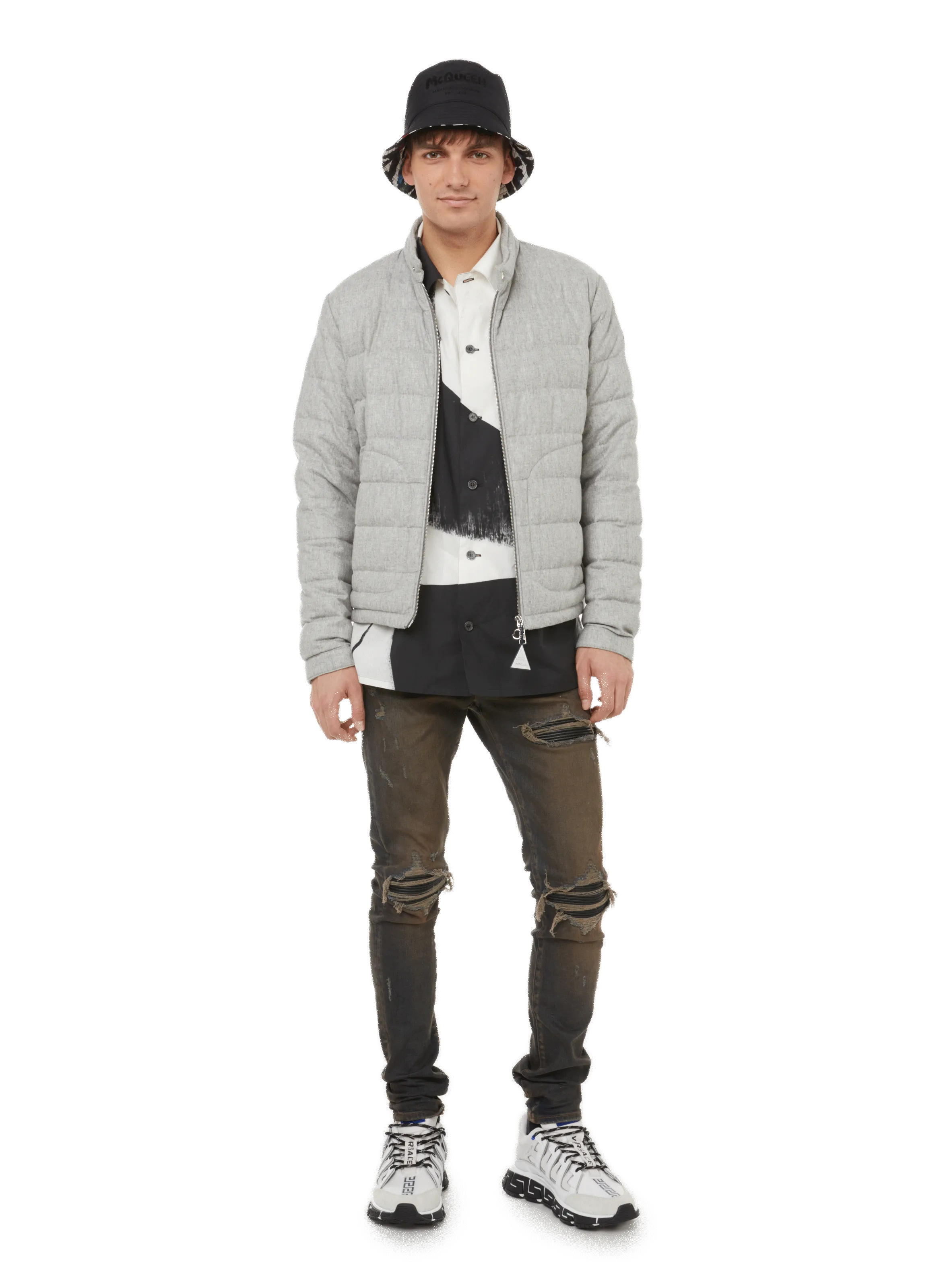 BOB RéVERSIBLE WATERCOLOUR GRAFFITI - ALEXANDER MCQUEEN pour HOMME | Printemps