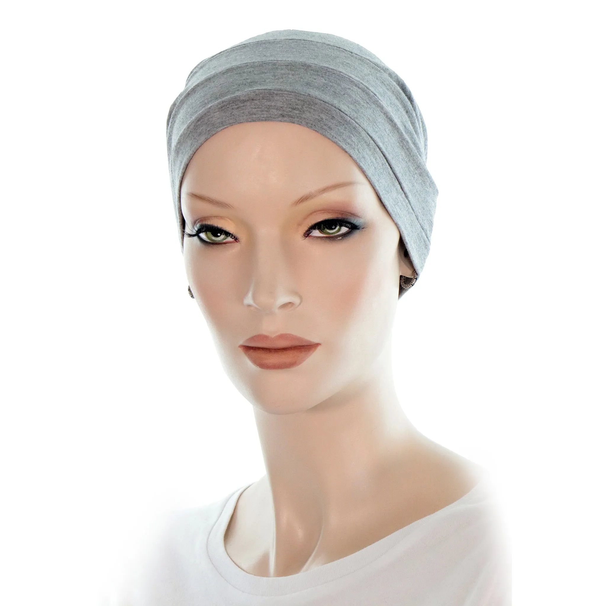 Bonnet De Chimio En Coton Pour Cancer Alicia Gris