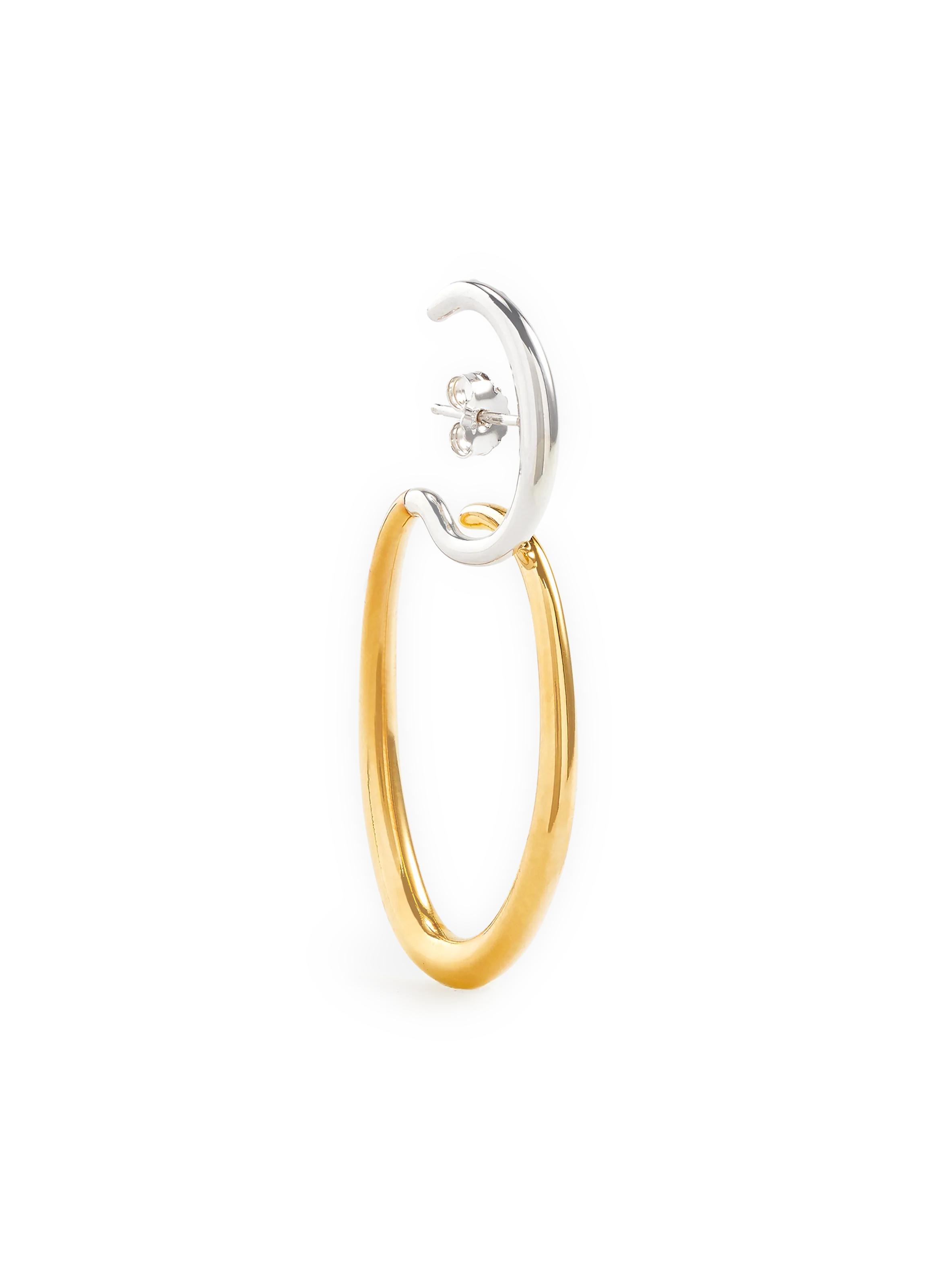 BOUCLE D'OREILLE BICOLORE - CHARLOTTE CHESNAIS pour FEMME | Printemps