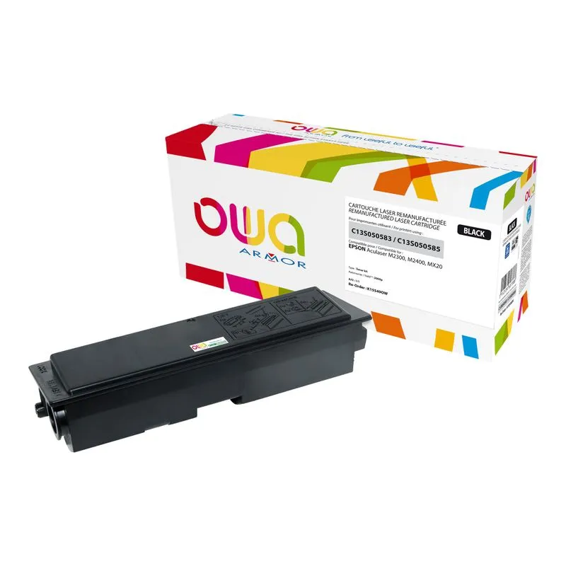 Cartouche laser compatible Epson S050585 - noir - Owa K15549OW