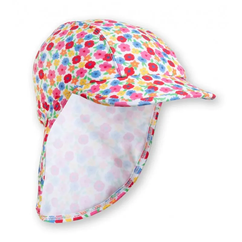 Casquette anti-uv UPF50+ Flower 0-12 Mois