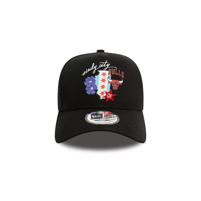 Casquette New Era TRUCKER Chicago Bulls NBA Team Logo