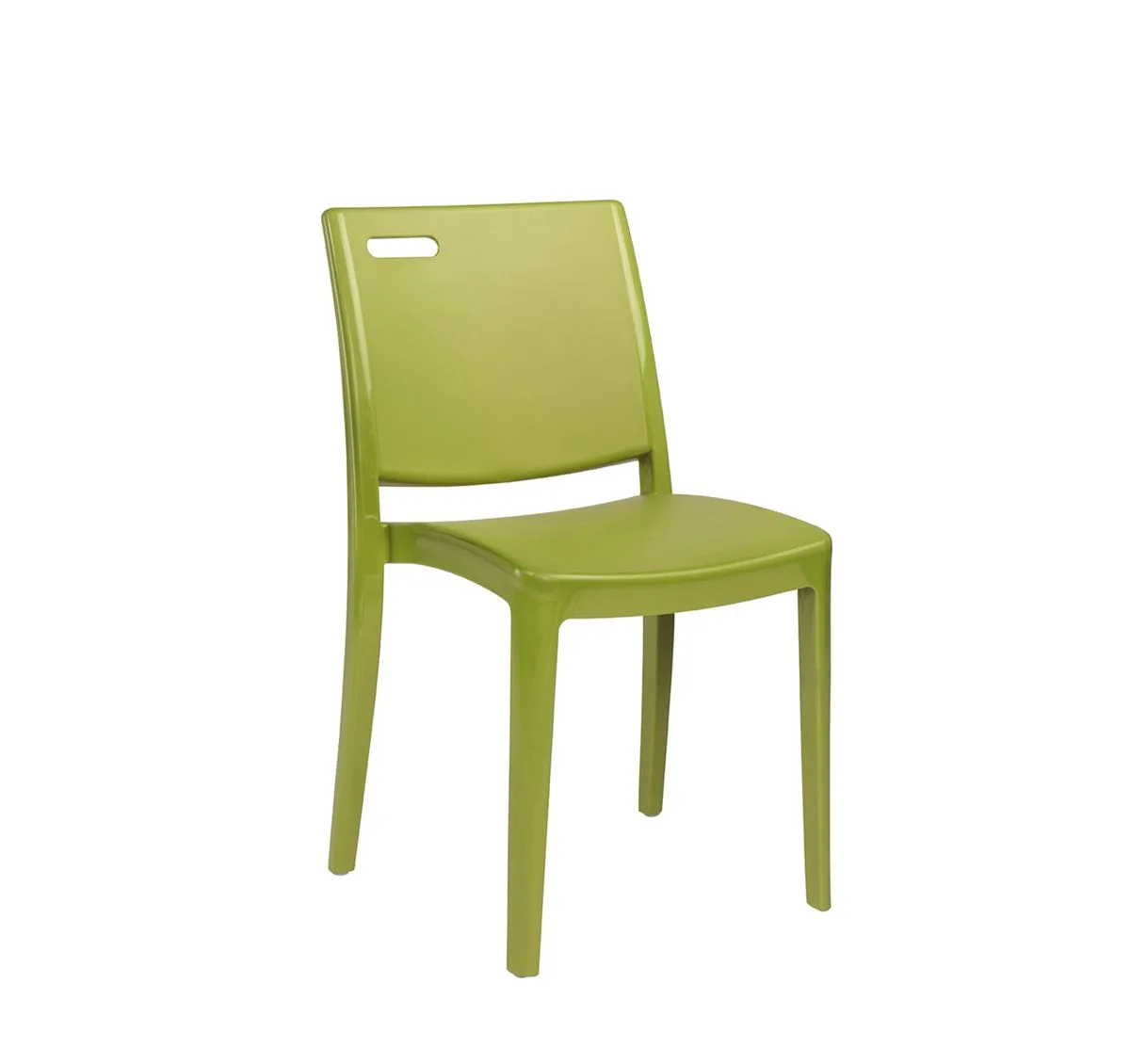 Chaise CLIP Polypropylène 48x50xh81cm Vert cactus - Grosfillex
