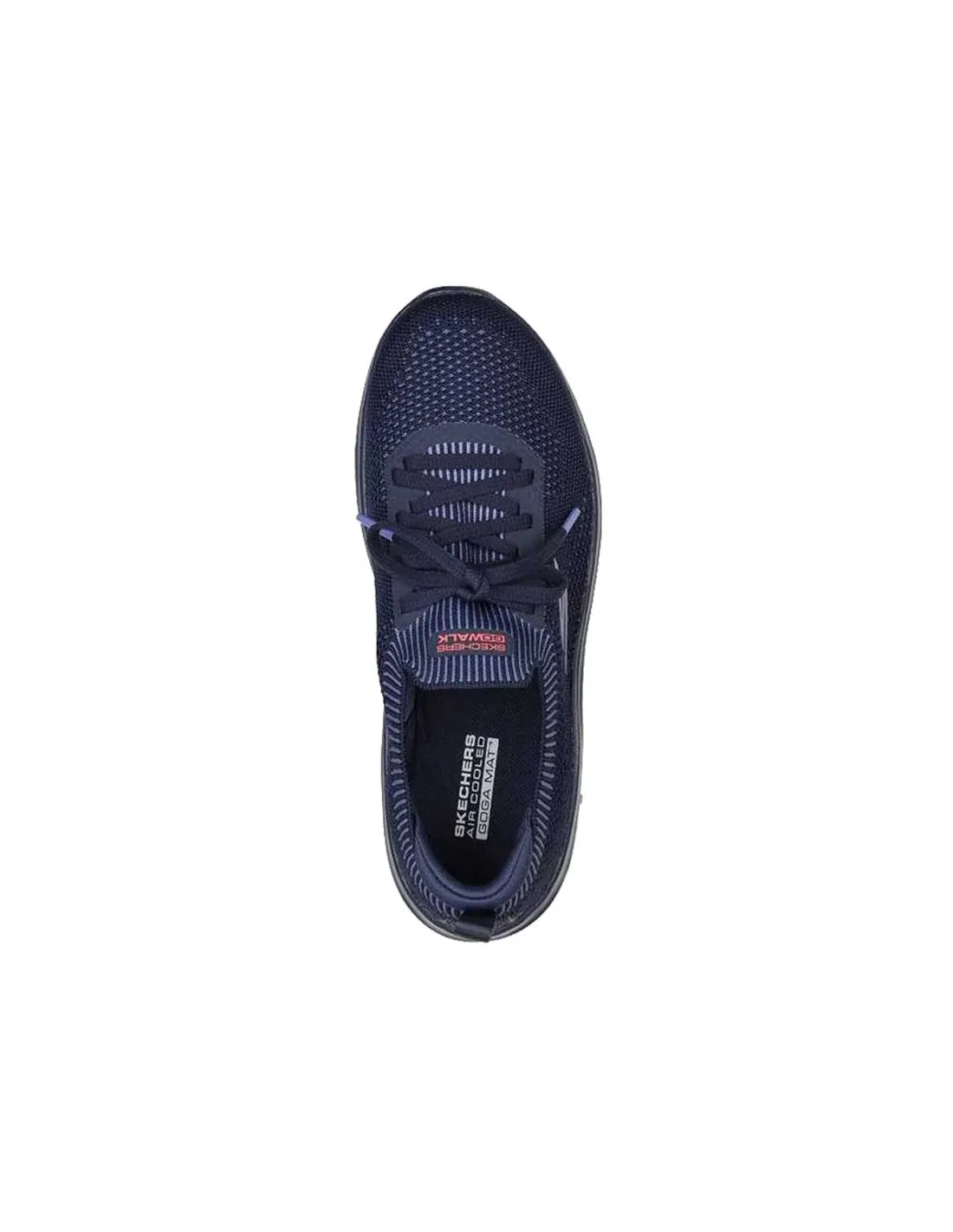 Chaussures de running Skechers Engineered Flat Knit W Black
