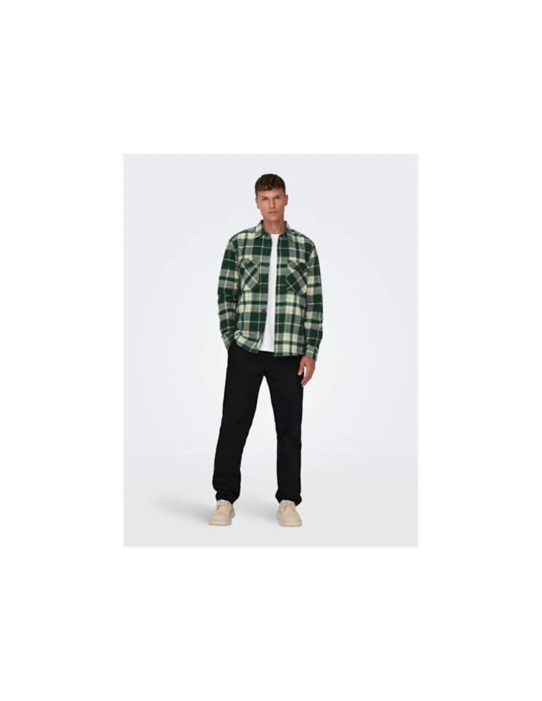 Chemise Only & Sons milo Life Ovr Lush Meadow Homme