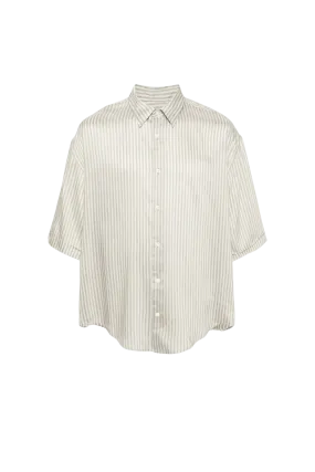 Chemise Rayée Craie Sauge