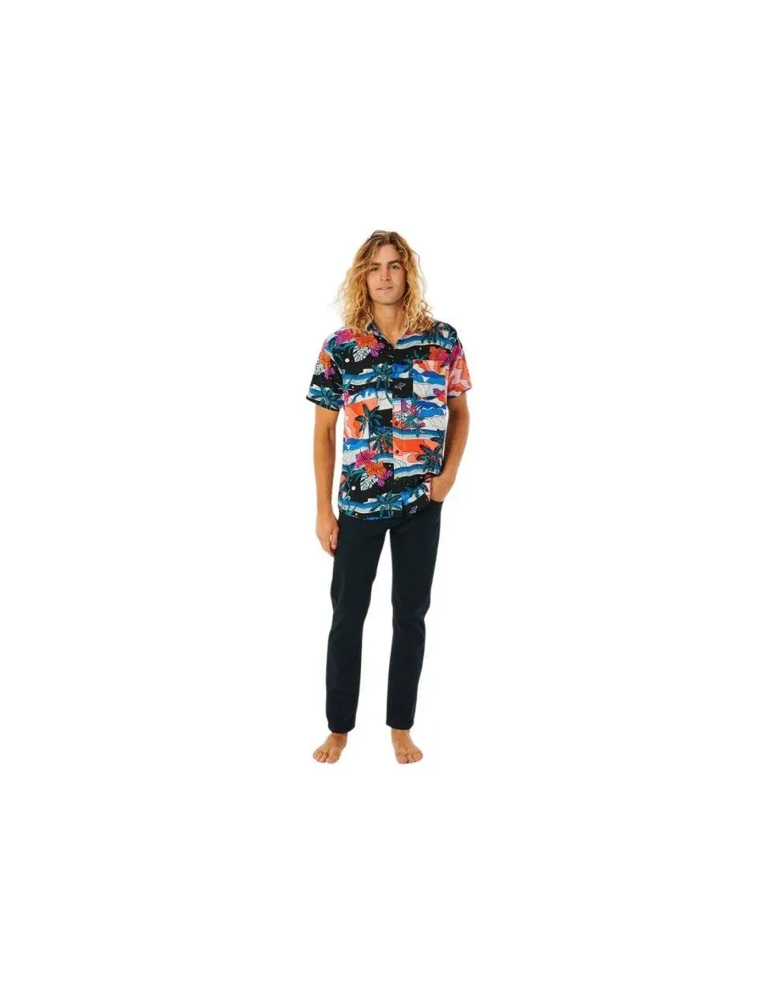Chemise Rip Curl Party Pack Black Men's Blue
