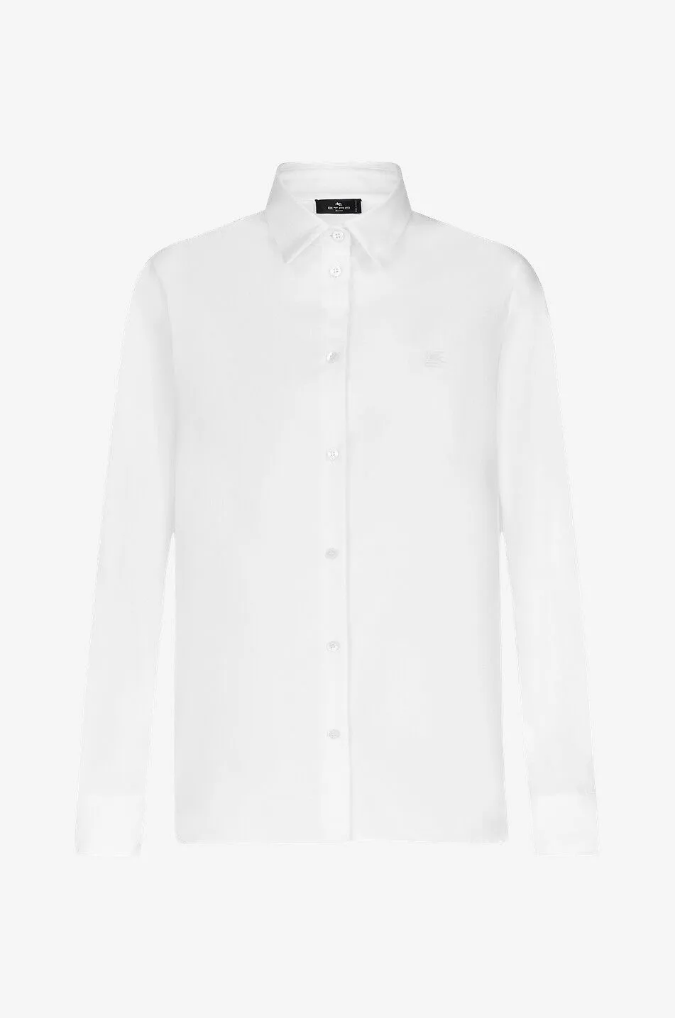 Chemise unie en coton oxford