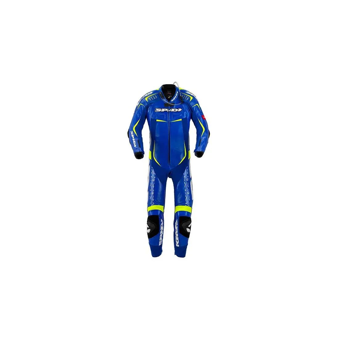 Combinaison Spidi Track Wind Replica Evo bleu jaune fluo