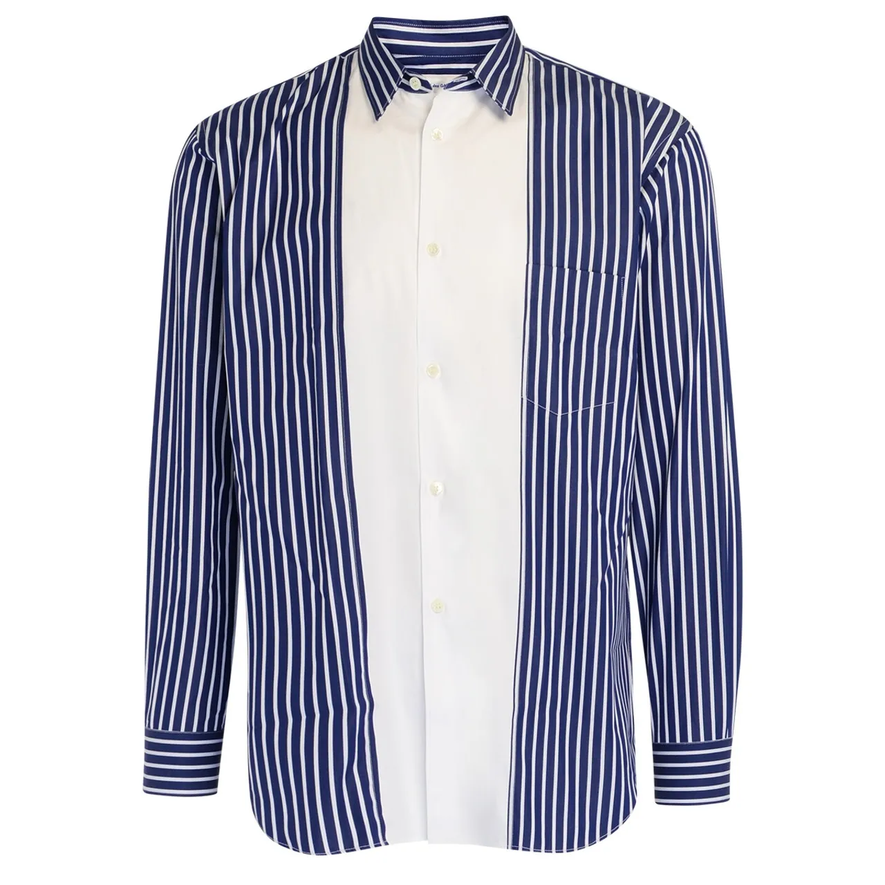 Comme Des Garçons Shirt  Chemise bleue et blanche