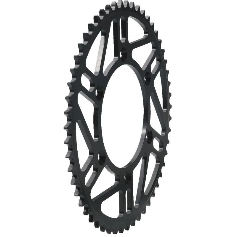 Couronne alu 45 dents pas 520 noir pour moto kawasaki - piecemotoquad.fr