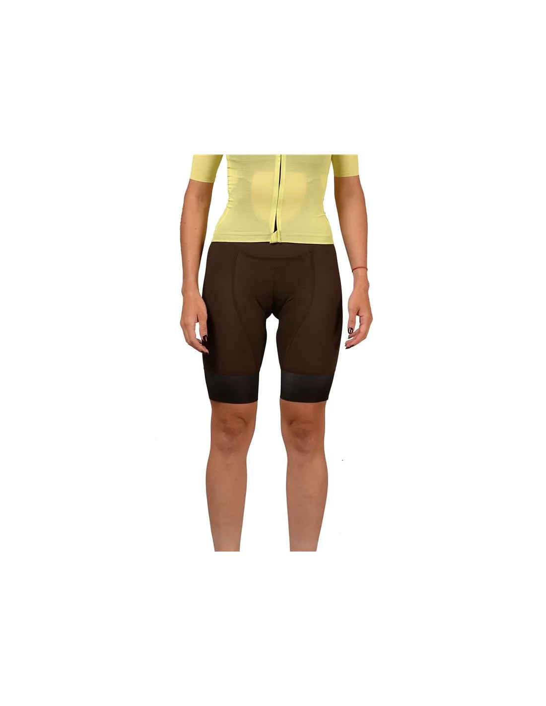 Cyclisme Hemon Hemon Passo Corto Bibtights - Marron Femme