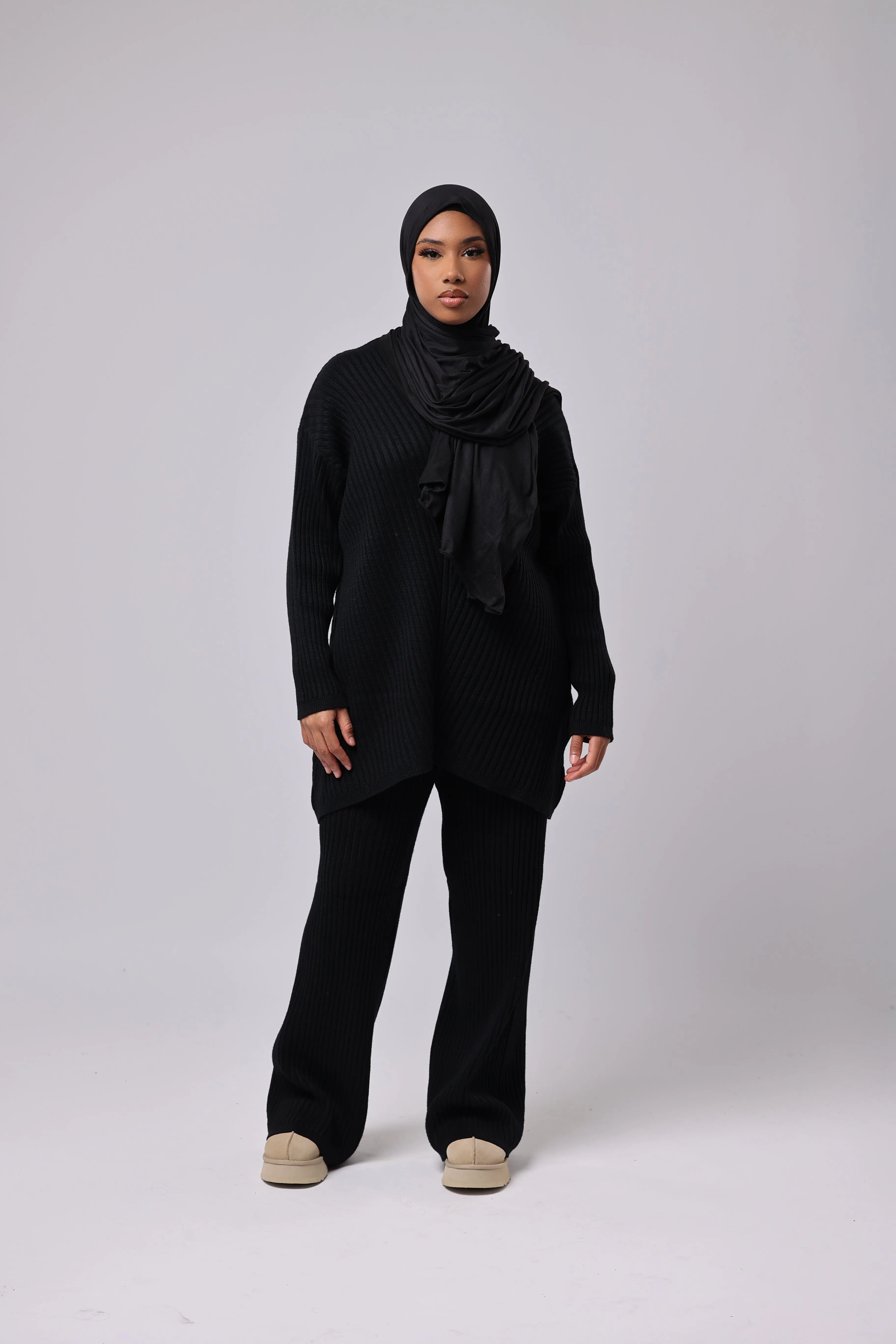 ENSEMBLE LONG EN LAINE
