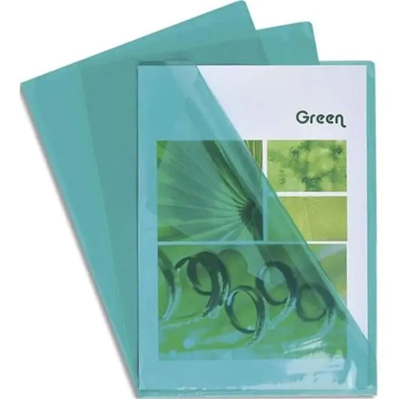 EXACOMPTA Pochette coin A4 PVC Vert