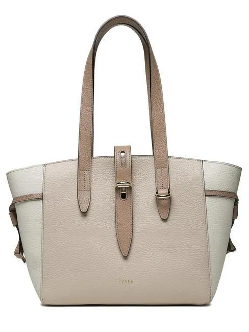 Furla Net Petit Sac À Provisions Pleine Lune+Guimauve+Greige - Achetez À Prix Outlet!