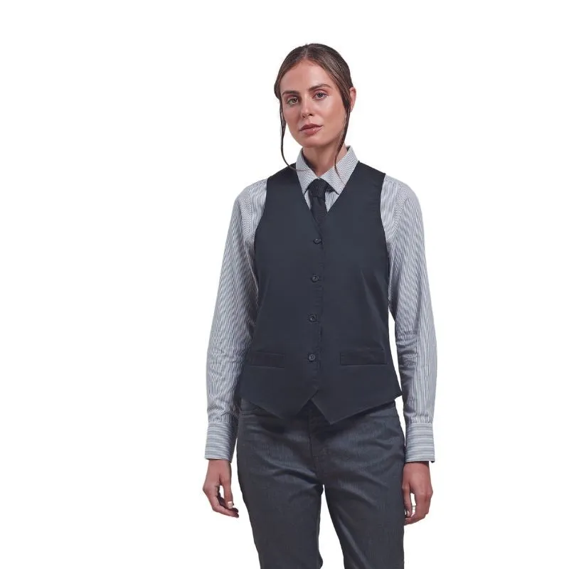 Gilet de Serveuse Noir - TOPTEX