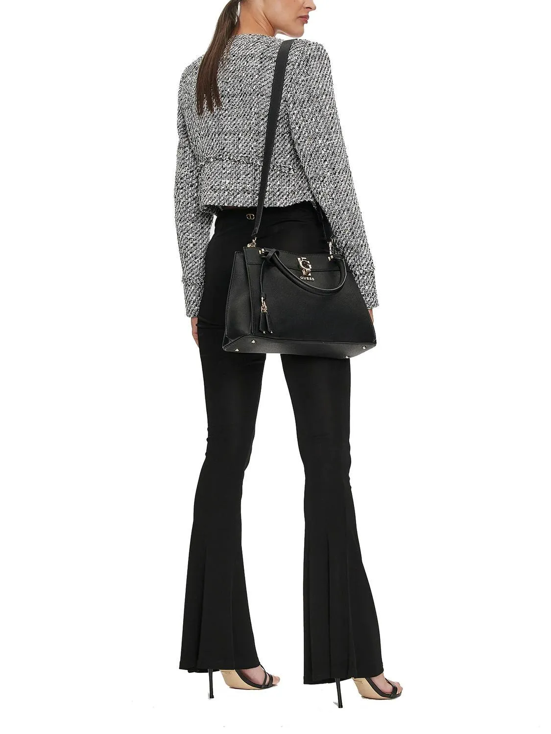 Guess Jorah Luxury  Sac À Main, Avec Bandoulière Noir - Achetez À Prix Outlet!