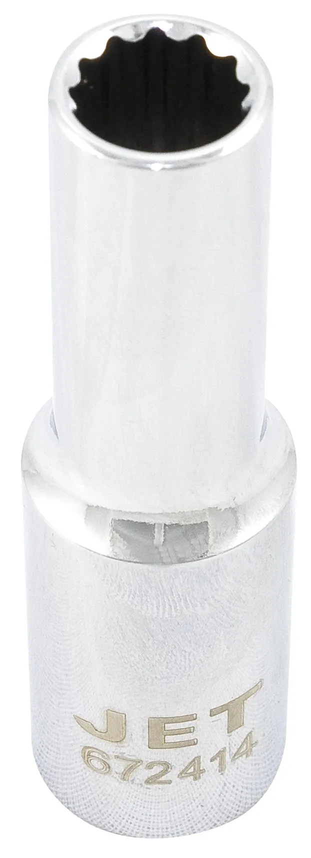 Jet 672428 Douille 7/8" x 12 pans longue à prise 1/2"