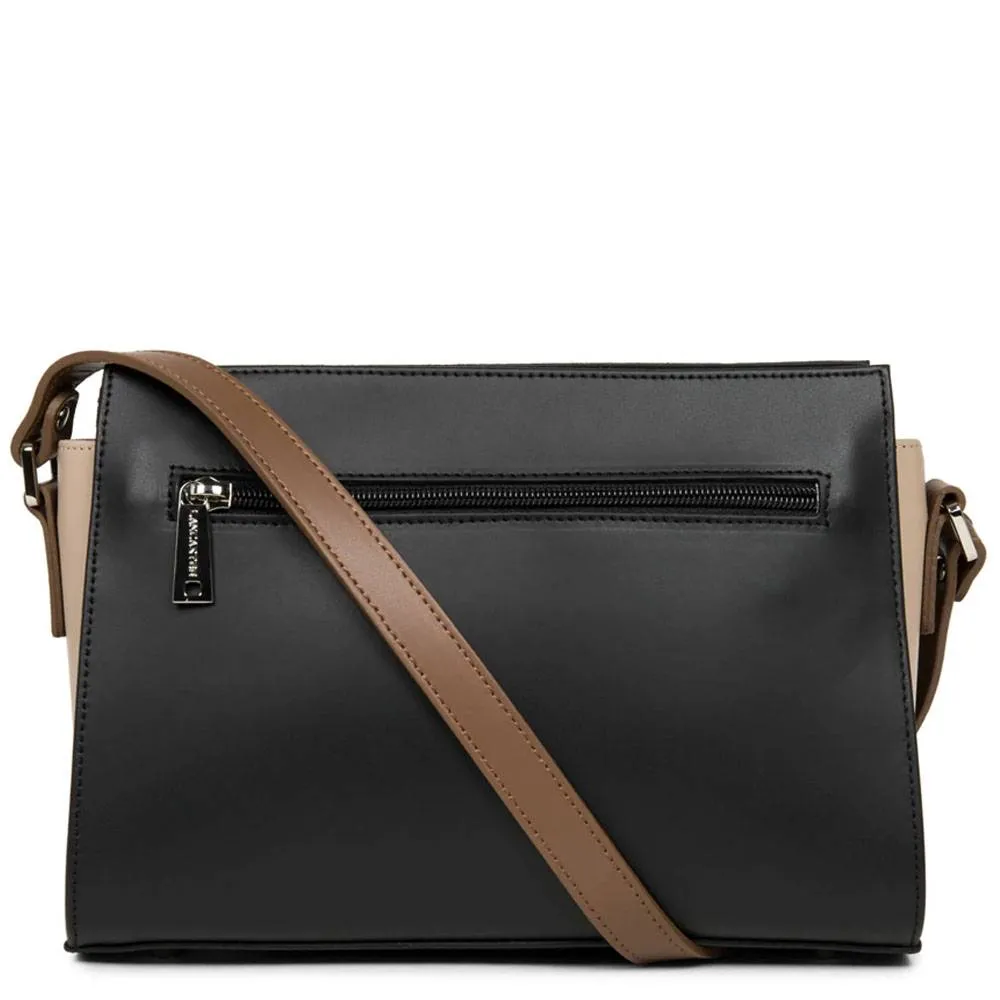 Petit sac bandoulière Lancaster Smooth en cuir lisse 437-02
