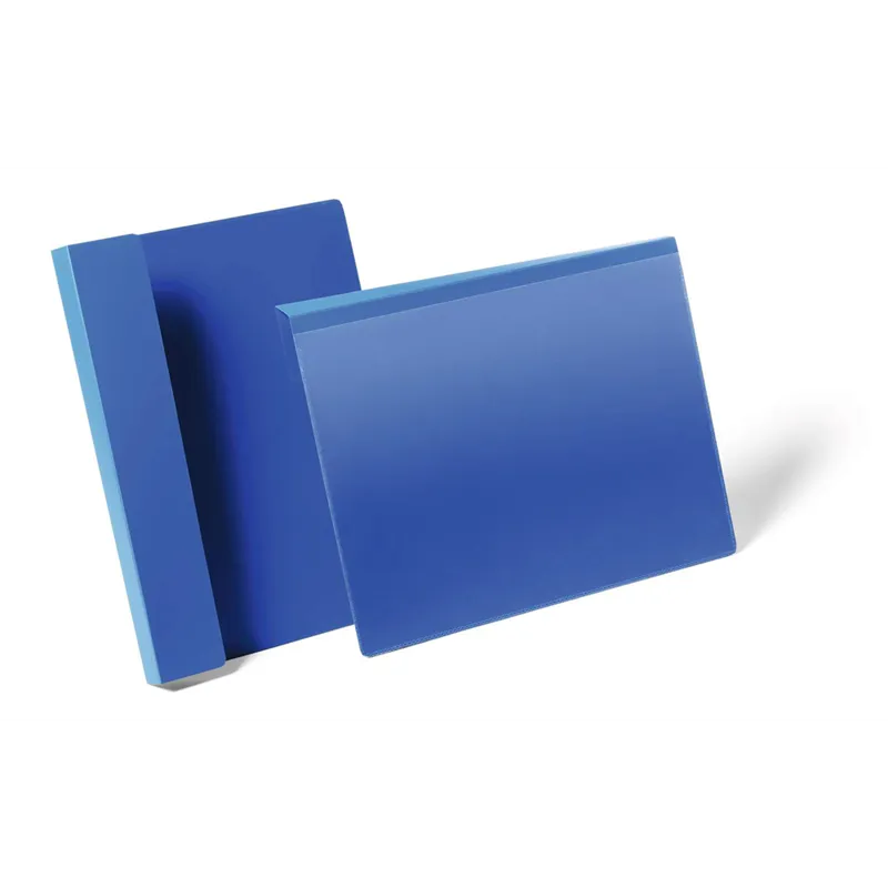 Pochette d'identification,en-tête pliant A4 bleu     