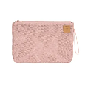 Pochette organiseur de change - Rayures rose | Lässig