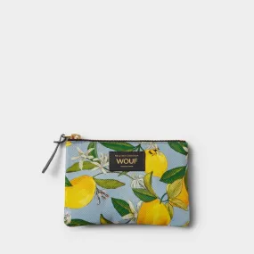 Pochette small Wouf 13 cm Capri - Imprimé citron
