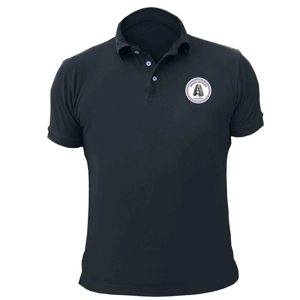 Polo Homme Ecusson Basset Artésien
