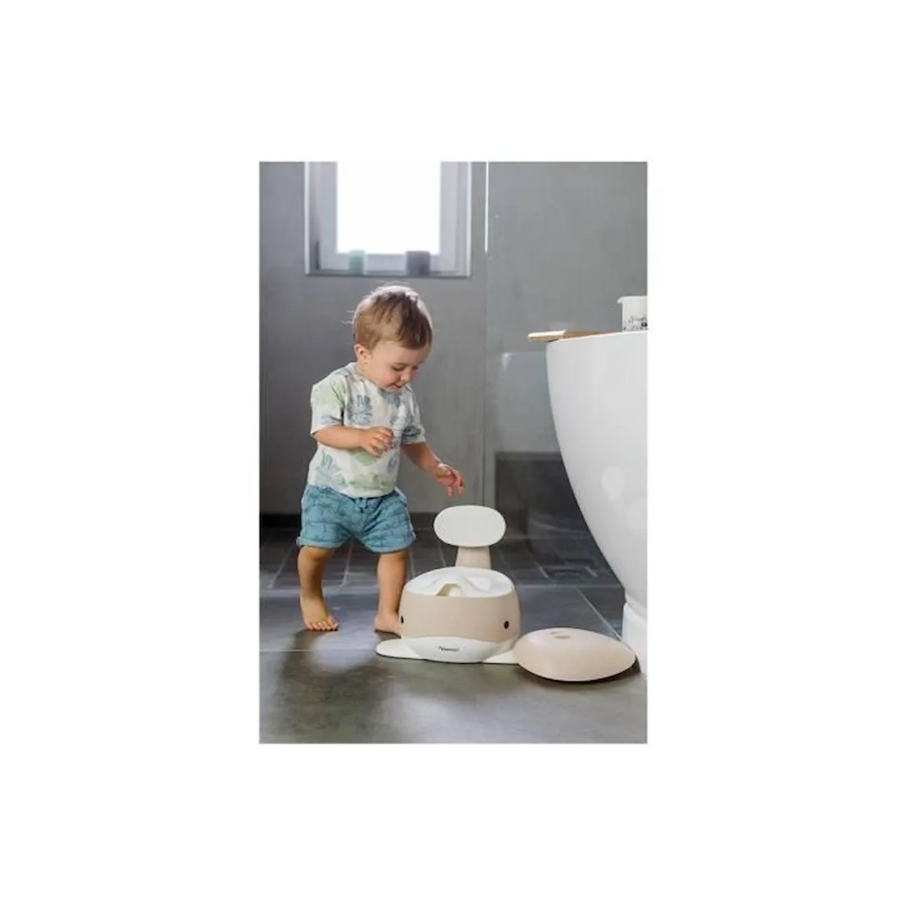 Pot pour bébé baleine - sable marron - Kindsgut