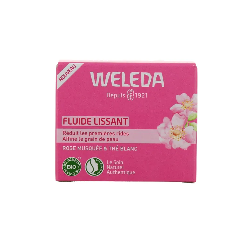 ROSE MUSQUÉE + THÉ BLANC FLUIDE LISSANT BIO 40 ML WELEDA