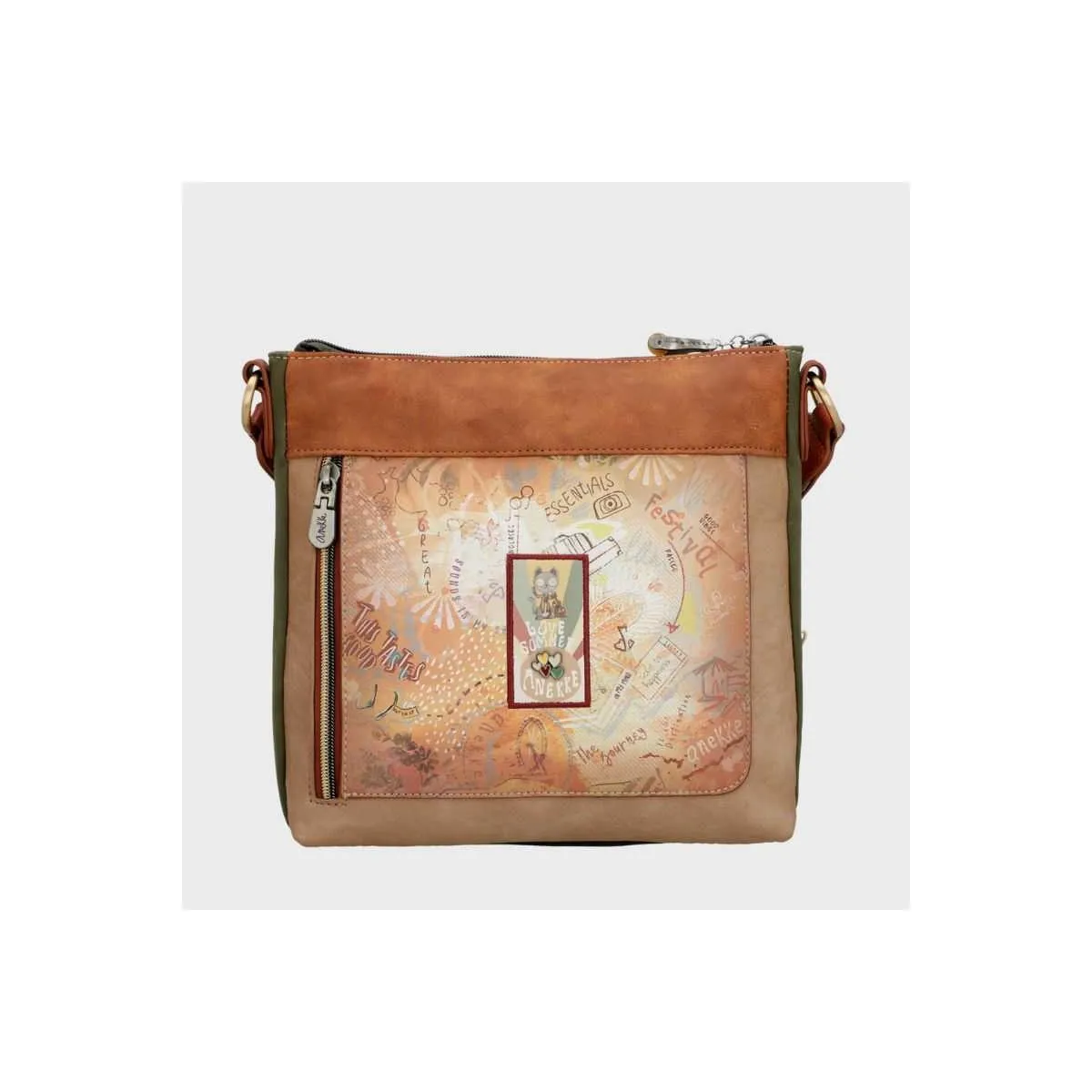 Sac bandoulière Anekke 38803-069 Peace and Love sur pecari