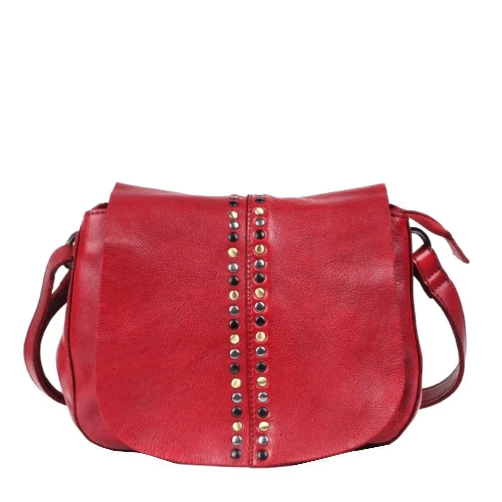 Sac Bandoulière à Rabat Clouté Biba Hancock en Cuir HAK2L