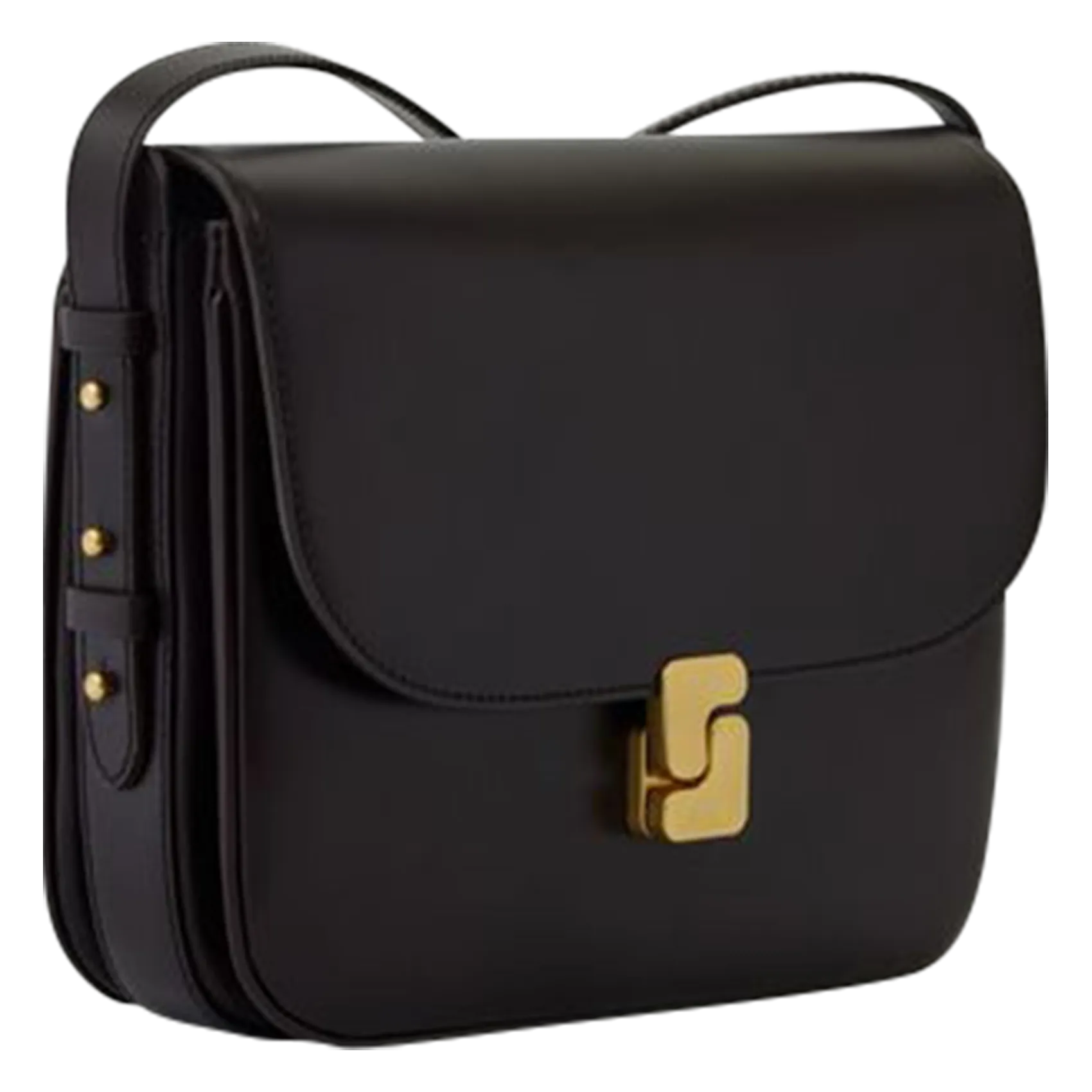 SAC MAXI BANDOULIèRE EN CUIR GLACé EN CUIR BELLISSIMA MAXI - SOEUR pour FEMME | Printemps