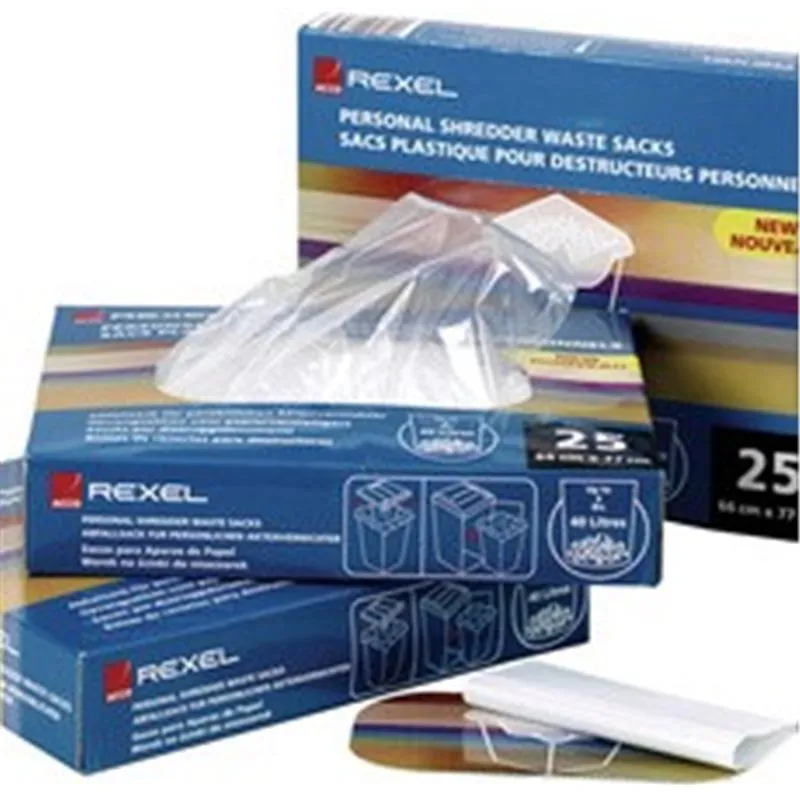 Sac poubelle - REXEL - destructeur série 250 - 40L