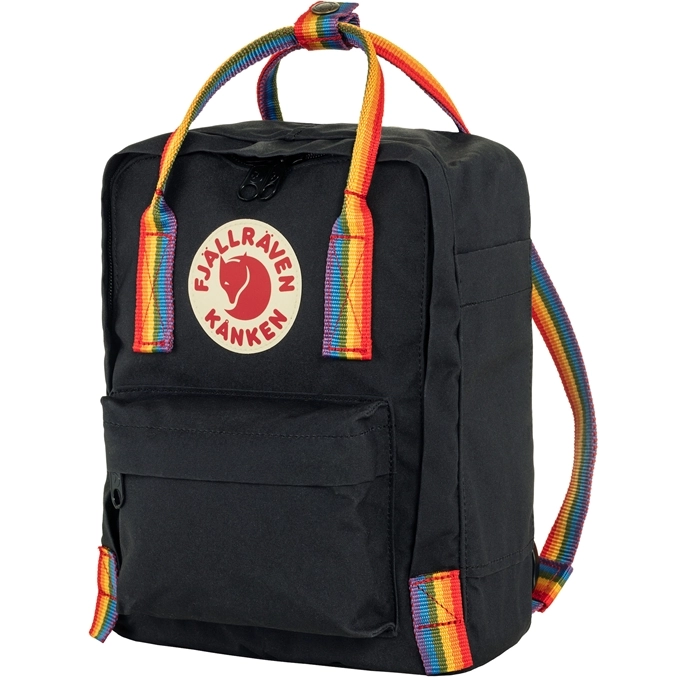 Sac à Dos Fjällräven Kånken Rainbow Mini Black Rainbow Pattern