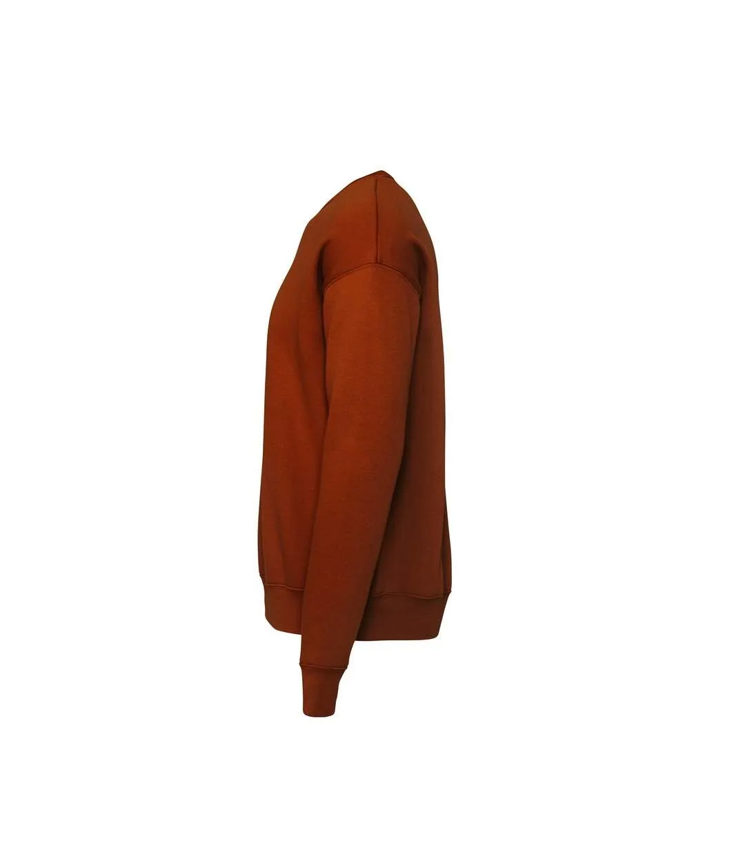 Sweat classic adulte rouge orangé Bella + Canvas