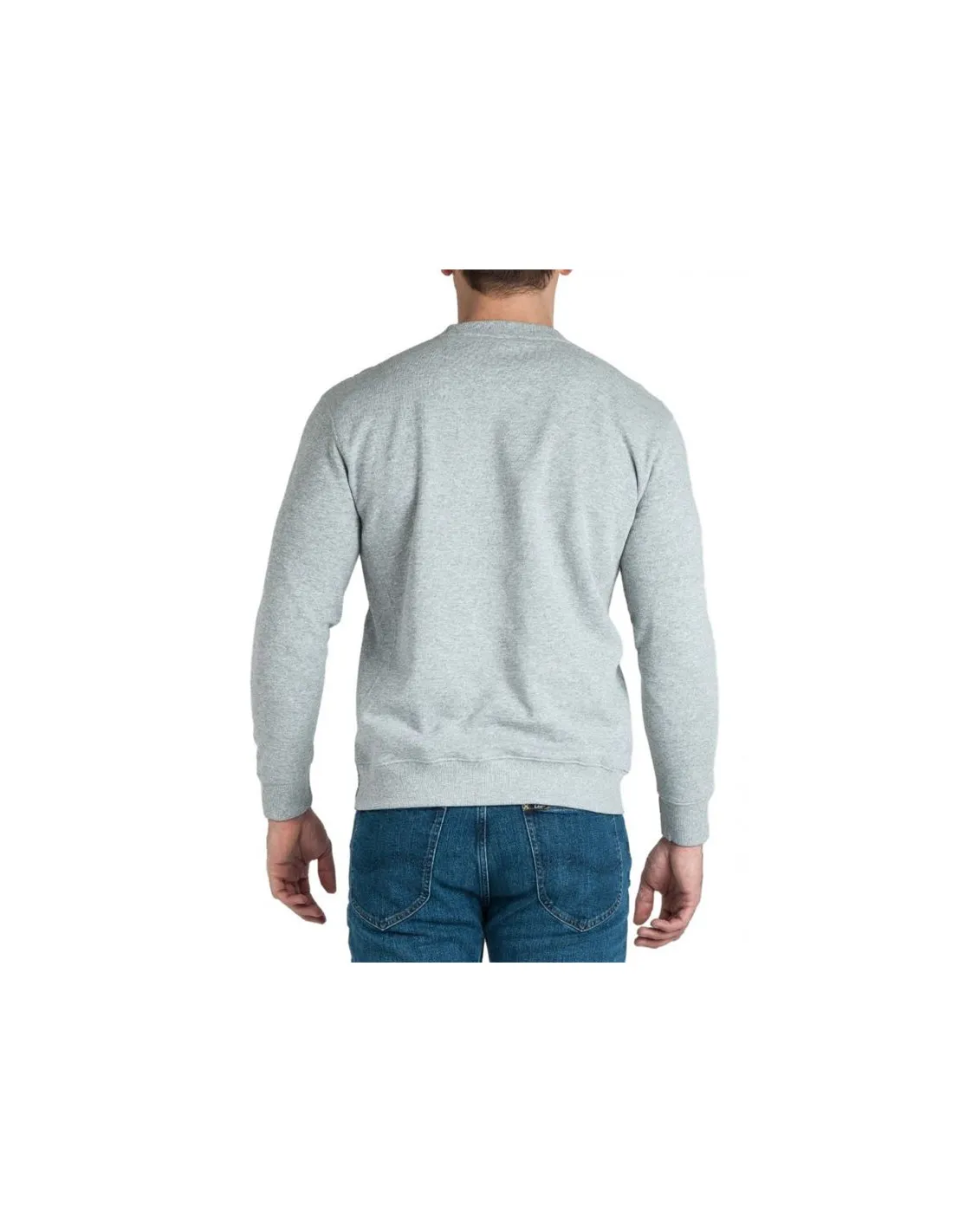 Sweat Lee Plain Crew Sws Homme
