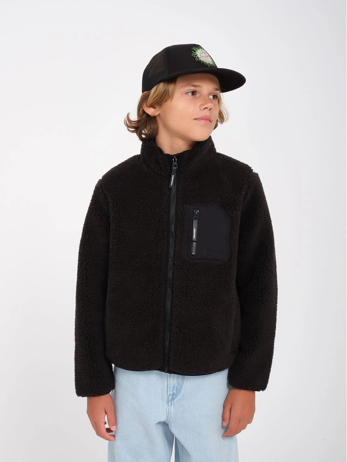 Sweat zippé Muzzer Fuzzar - BLACK - (ENFANT)