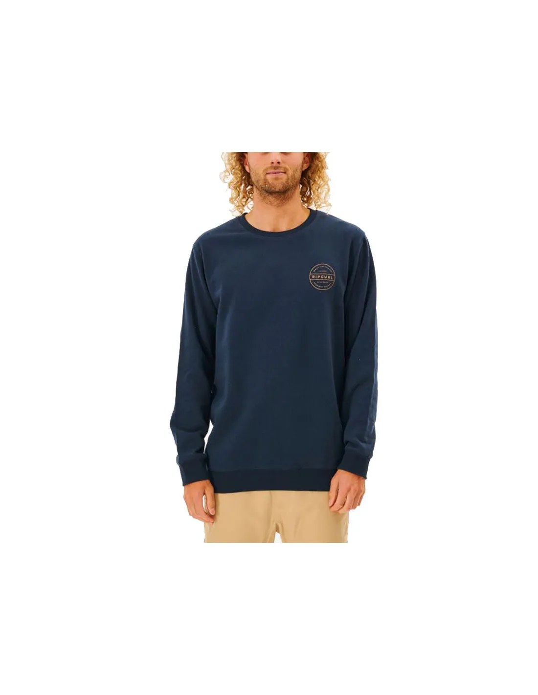 Sweatshirt Rip Curl Re Entry Crew Men Blue