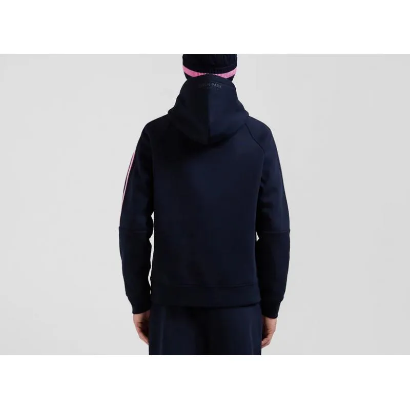 Sweatshirt à capuche en molleton cordons de serrage siglés coupe Relaxed