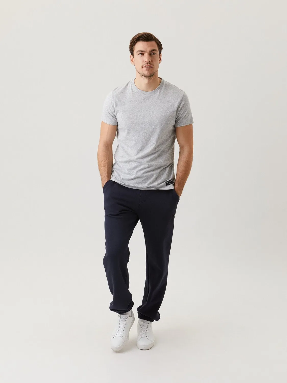 T-shirt Björn Borg Hommes Tee Centre Light Grey Melange