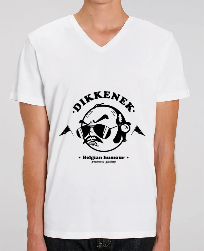 T-shirt homme Dikkenek Retro Logo par PTIT MYTHO