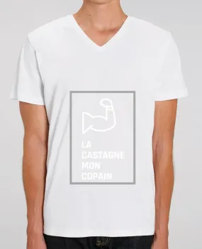 T-shirt homme la castagne mon copain par modeldesign#033