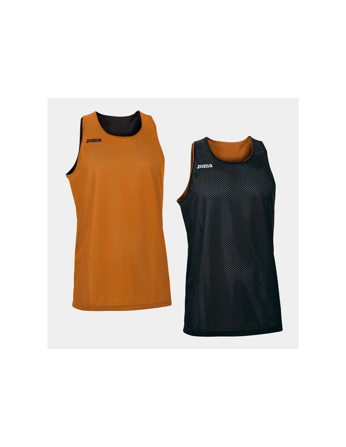 T-shirt Joma Roue Homme Réversible Orange-Noir