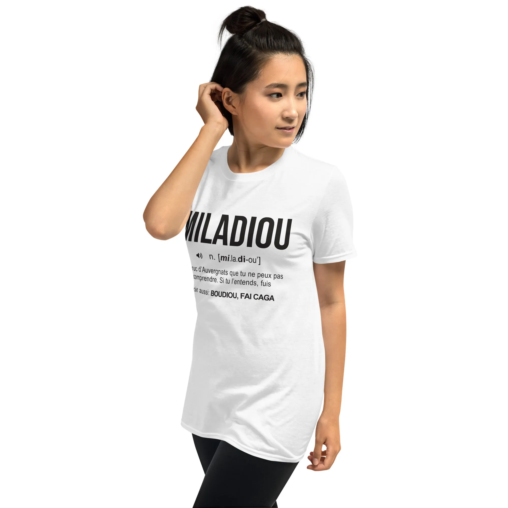 T-shirt Unisexe Cadeau humour Auvergne  Miladiou