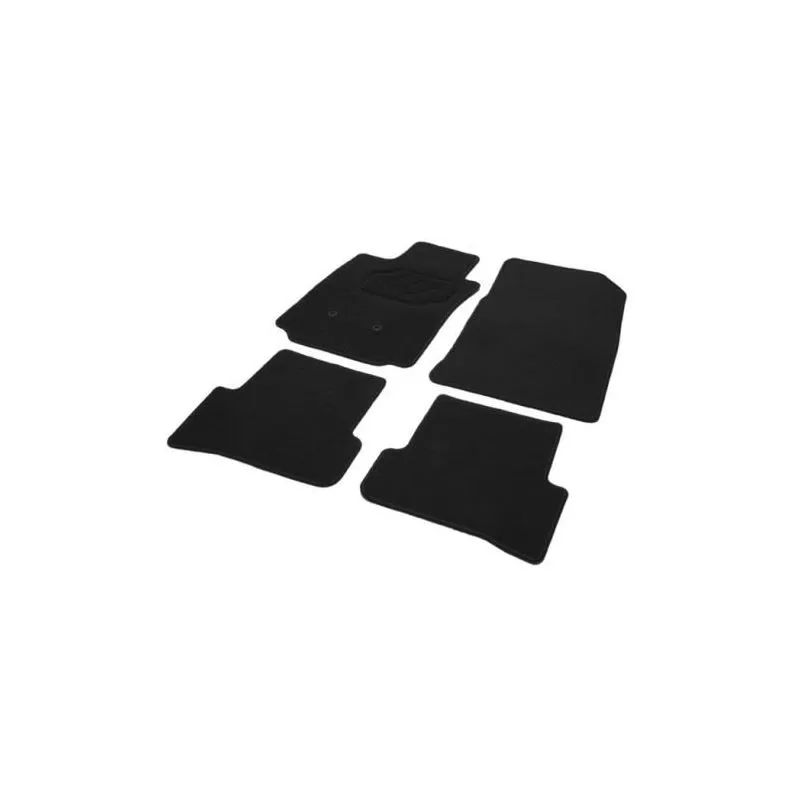 Tapis Auto ONE sur mesure pour SERIE 3 E90 (depuis 04/05) - 2 avants+2arrieres - Noir